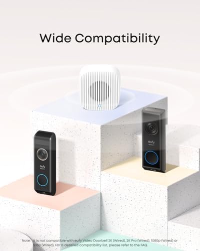 Anker Doorbell E340 with chime, Dual Camera, 2K FHD, Dual Band 2,4/5 GHz