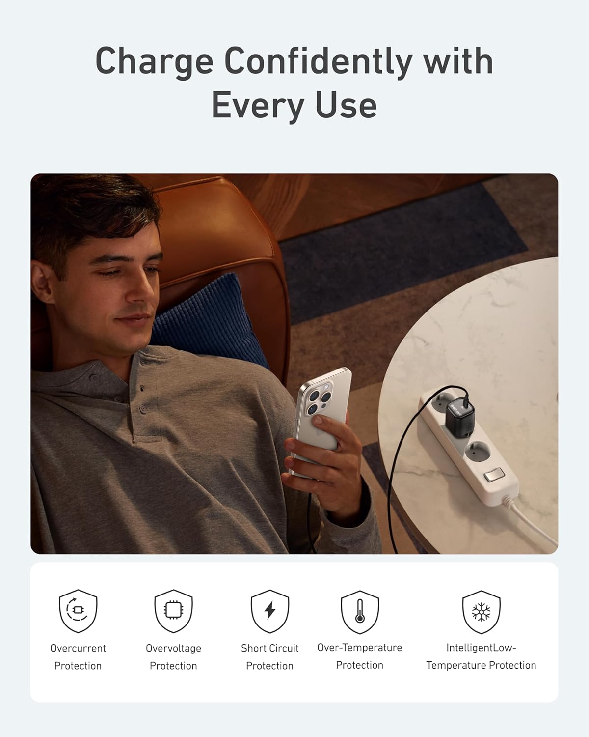 ANKER Wall Charger Zolo 30W USB-C GaN