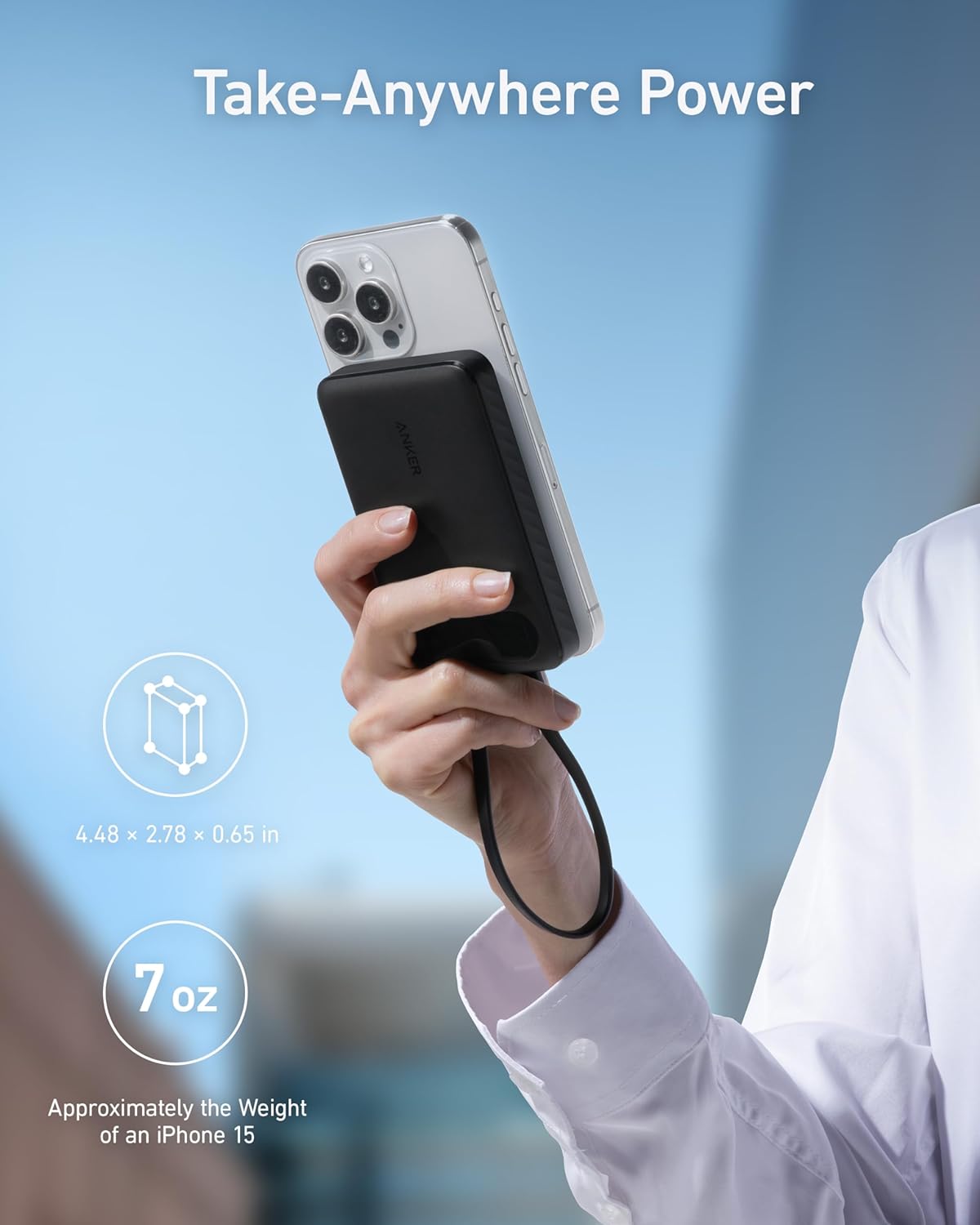 Anker Powerbank 10K 22.5W with USB-C Cable