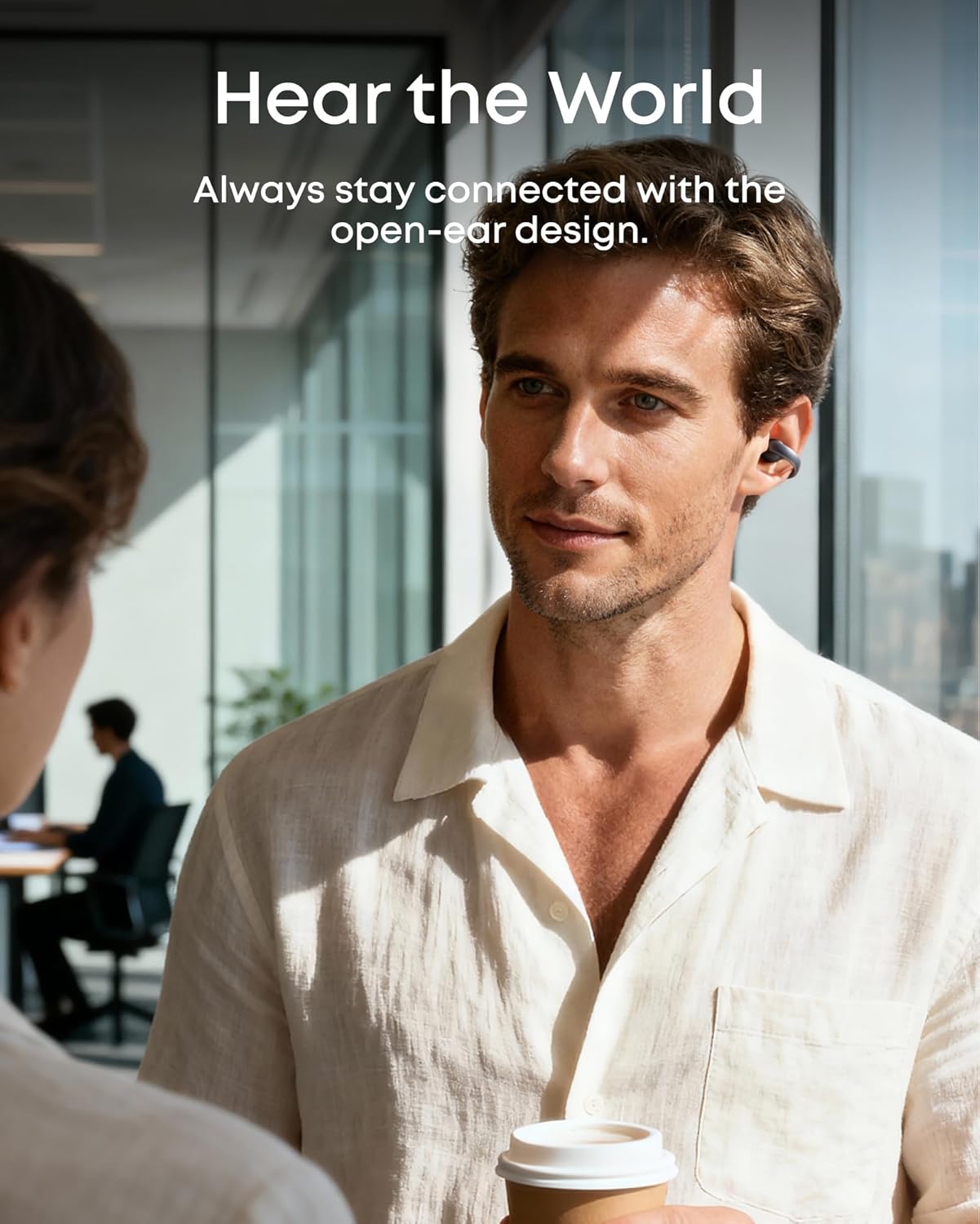 ANKER Soundcore BT earphones AeroClip Open Ear Black