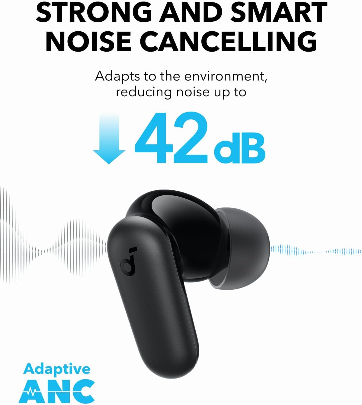 ANKER Soundcore P30i TWS Earphones Smart NC Black