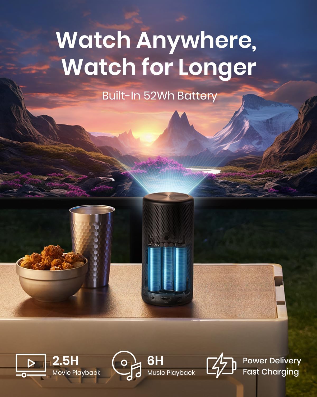 ANKER Nebula Capsule 3 Laser Projector FHD 1080p