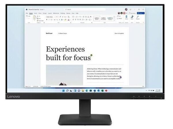 LENOVO Monitor L24-4e 23 | 8'' FHD IPS | HDMi |  VGA |  3YearsW