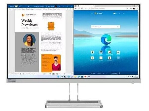 LENOVO Monitor L27i-40 27'' FHD IPS |  HDMI | VGA | Speakers | 3YearsW