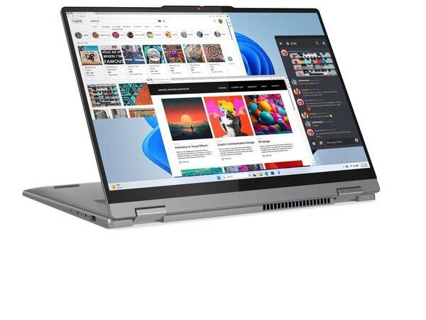 LENOVO Laptop IdeaPad 5 2-in-1 16AHP9 16'' WUXGA IPS/R7-8845HS/16GB/512GB/AMD Radeon Graphics/Win 11 Home S/2Y CAR/Luna Grey