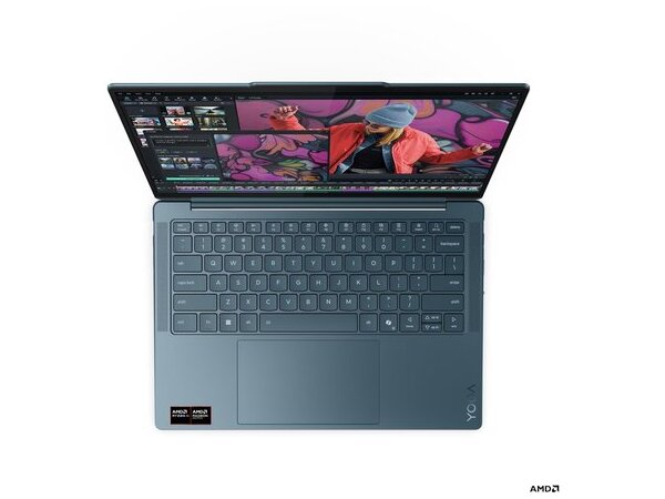 LENOVO Laptop Yoga Slim 7 14AKP10 14'' 2.8K OLED/Ryzen AI 7-350/32GB/1TB/AMD Radeon 860M Graphics/Win 11 Home/3Y Premium/ Tidal Teal
