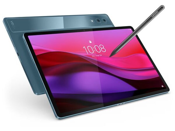 LENOVO Tablet Yoga Tab Plus 12.7'' 3K/Qualcomm Snapdragon 8 Gen 3/16GB/256GB/Qualcomm Adreno 750/Lenovo 2-in-1 Keyboard Pack + Lenovo Tab Pen Pro/Android 14/2Y CAR/Tidal Teal