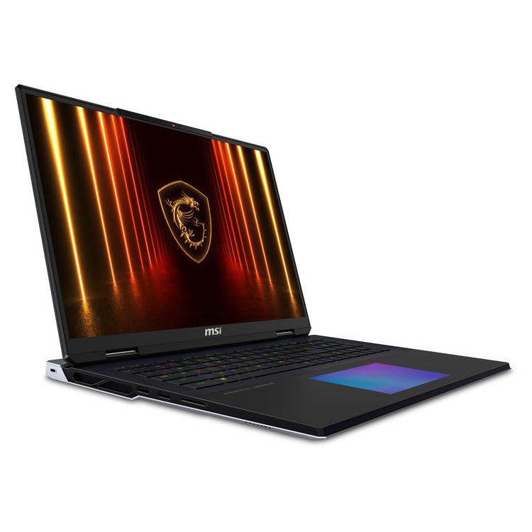 MSI Laptop Titan 18 HX AI A2XWJG 18'' UHD+ (3840x2400) MiniLED 120Hz/U9-285HX/96GB/3x2TB SSD NVMe/NVidia GeForce RTX 5090 24GB/Win 11 Pro/2Y/Core Black