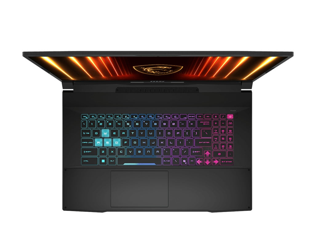 MSI Laptop Katana 17 HX B14WEK 17.3'' IPS 2560x1440 240Hz/i7-14650HX/16GB/1TB SSD NVMe PCIe 4.0/NVidia GeForce RTX 5050 8GB/Win 11 Home/2Y/Black