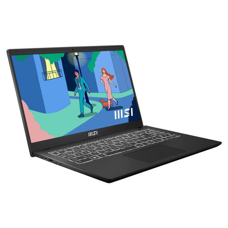 MSI Laptop Modern 15 B7M 15.6'' FHD IPS R5-7430U/16GB/512GB SSD/Win 11 Home/2Y/Classic Black
