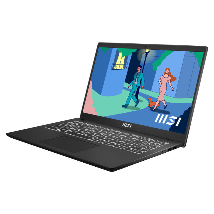 MSI Laptop Modern 15 B7M 15.6'' FHD IPS R5-7430U/16GB/512GB SSD/Win 11 Home/2Y/Classic Black