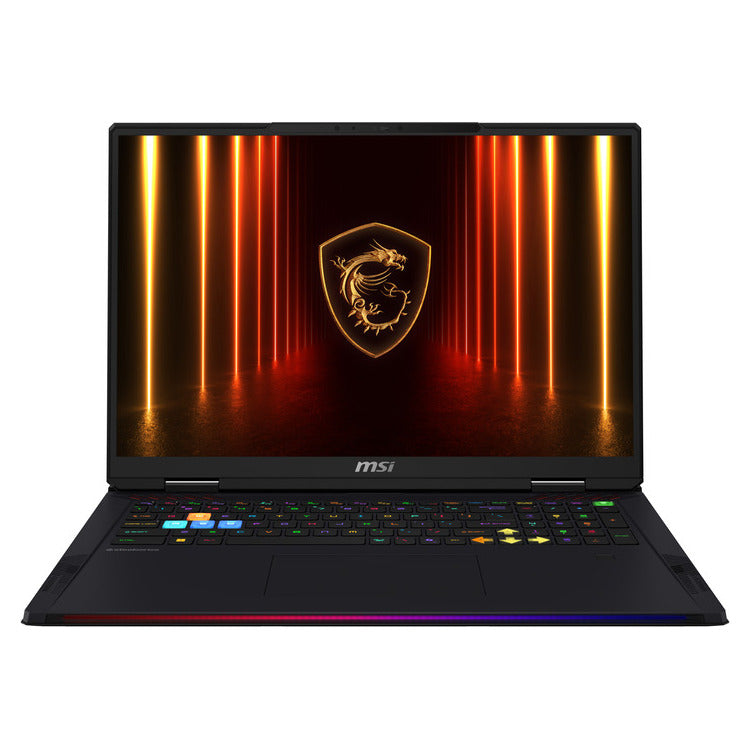 MSI Laptop Raider 18 HX AI A2XWIG 18'' 3840x2400 MiniLED 120Hz/U9- 285HX/64GB/2x2TB SSD NVMe PCIe/NVidia GeForce RTX 5080 16GB/Win 11 Pro/2Y/Core Black