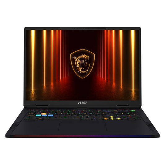 MSI Laptop Raider A18 HX A9WJG 18'' 3840x2400 MiniLED 120Hz/R9 9955HX3D/64GB/2TB SSD NVMe PCIe 4.0/NVidia GeForce RTX 5090 24GB/Win 11 Pro/2Y/Core Black