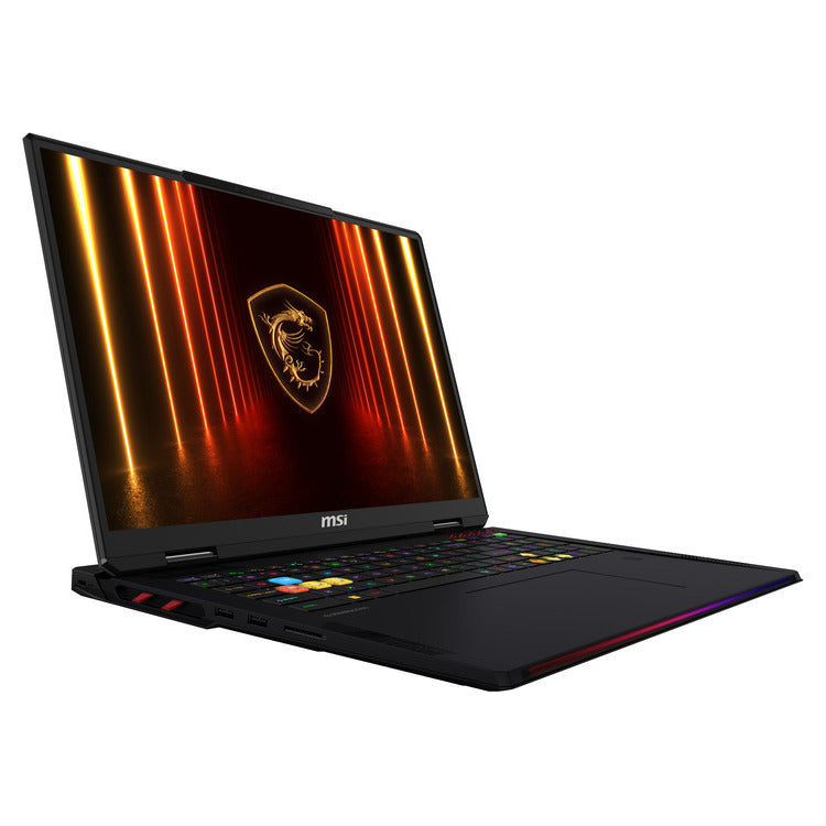 MSI Laptop Raider A18 HX A9WJG 18'' 3840x2400 MiniLED 120Hz/R9 9955HX3D/64GB/2TB SSD NVMe PCIe 4.0/NVidia GeForce RTX 5090 24GB/Win 11 Pro/2Y/Core Black