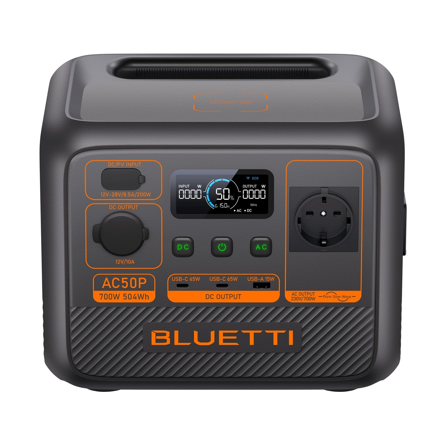 BLUETTI Premium AC50P Portable Power Station |  700W AC Outlet 504Wh