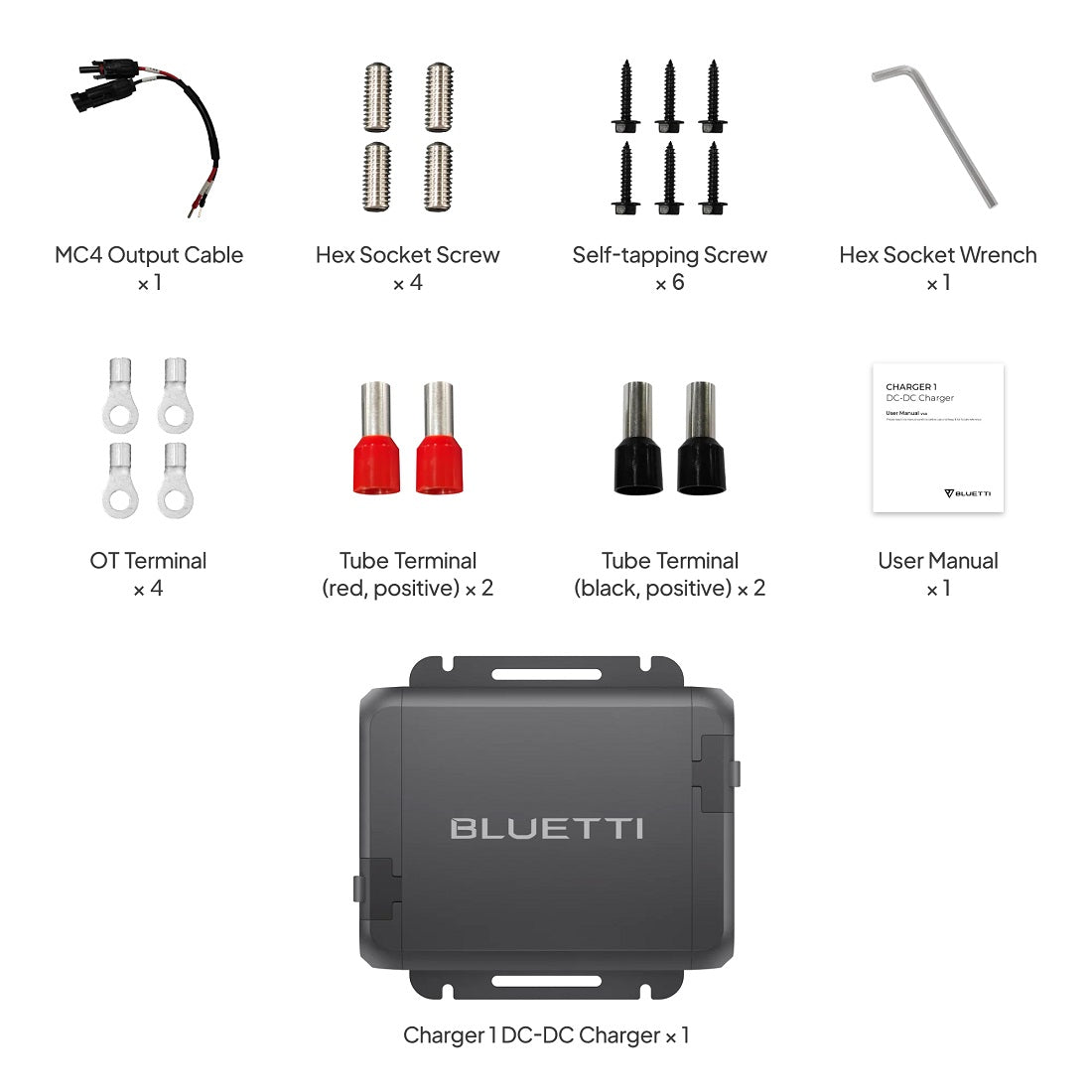 BLUETTI Charger 1 with DC Input Cable