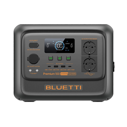 BLUETTI Premium 100 V2  Portable Power Station |  1800W AC Outlet 1024Wh
