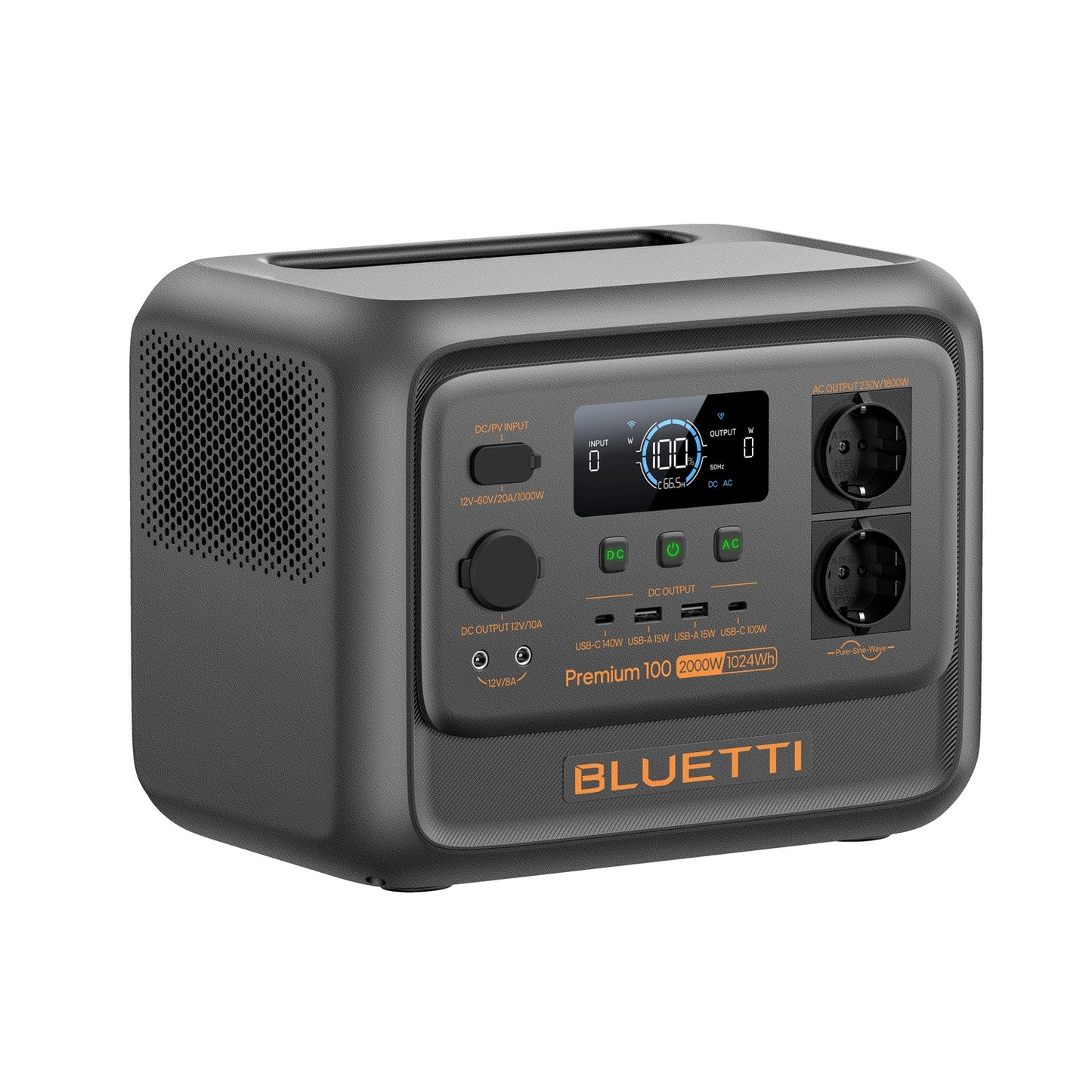BLUETTI Premium 100 V2  Portable Power Station |  1800W AC Outlet 1024Wh
