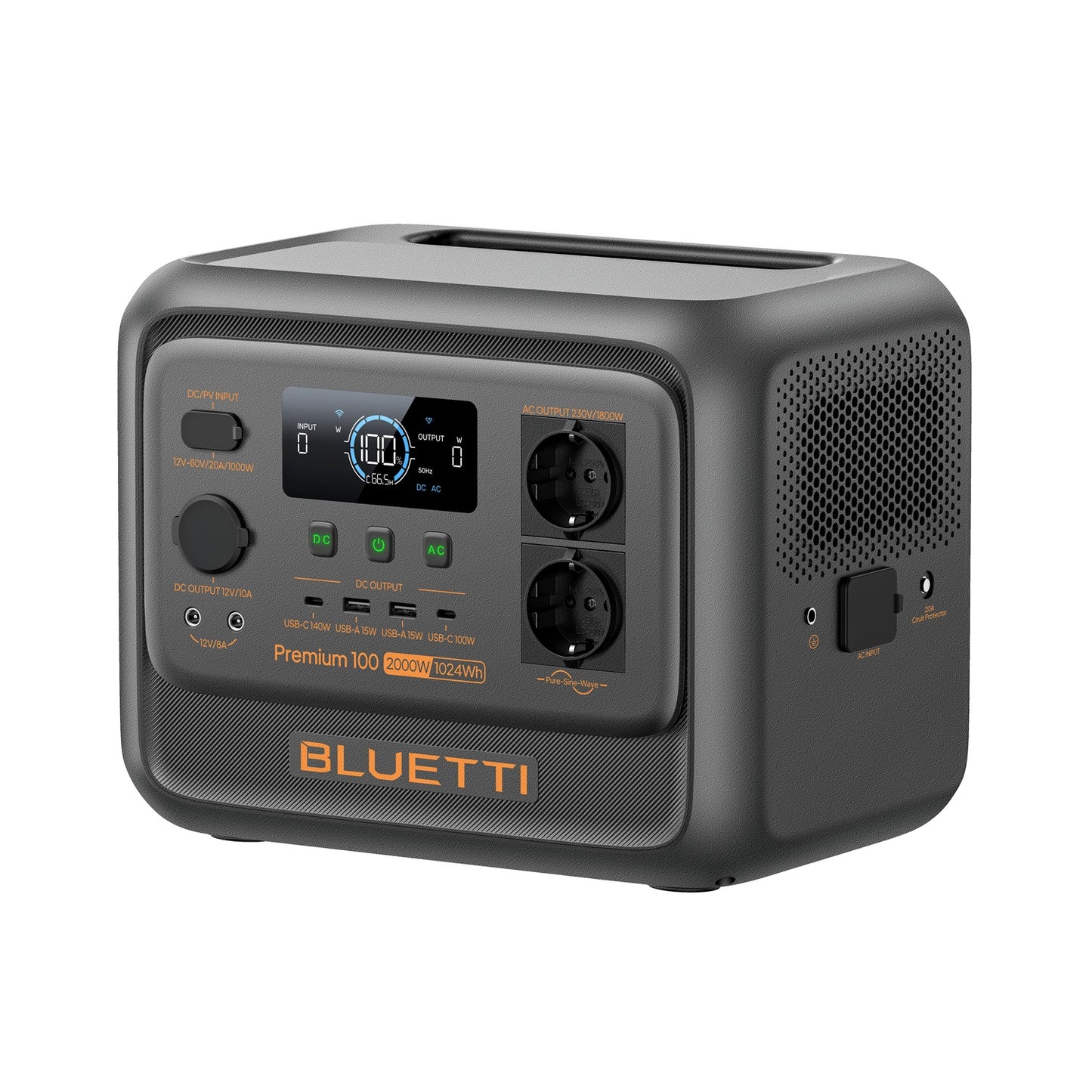 BLUETTI Premium 100 V2  Portable Power Station |  1800W AC Outlet 1024Wh