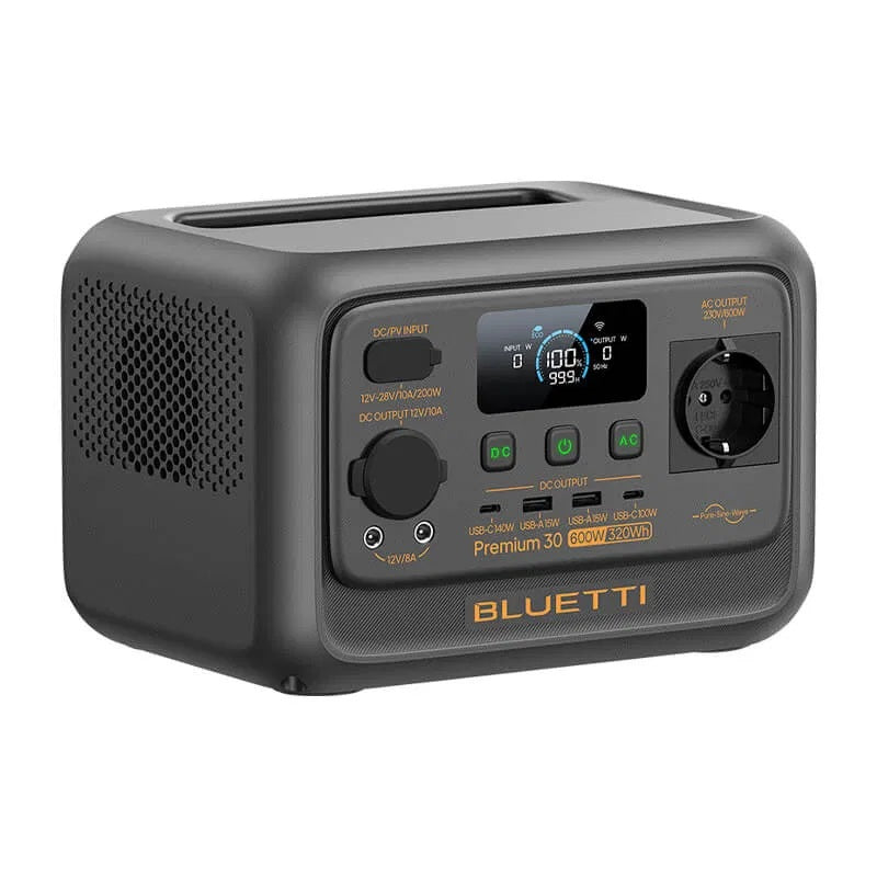 BLUETTI Premium 30 V2 Portable Power Station, 600W AC Outlet 320Wh