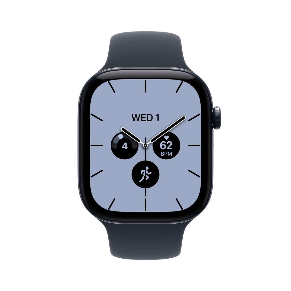 Οθόνη, 42mm GPS + Cellular Night Blue Ceramic Sport Band Navy Blue