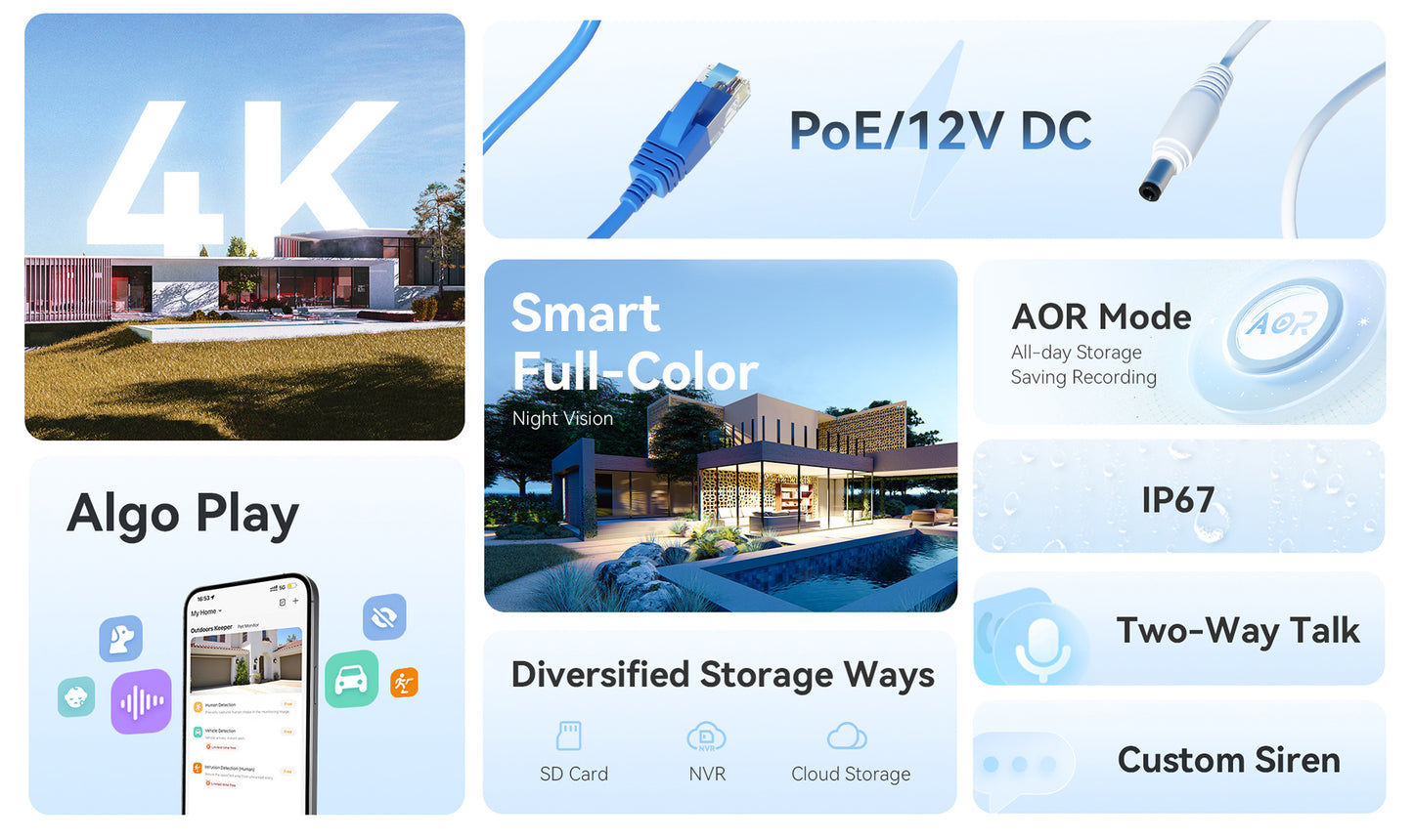 IMOU POE CAMERA PS3E 8MP OUTDOOR