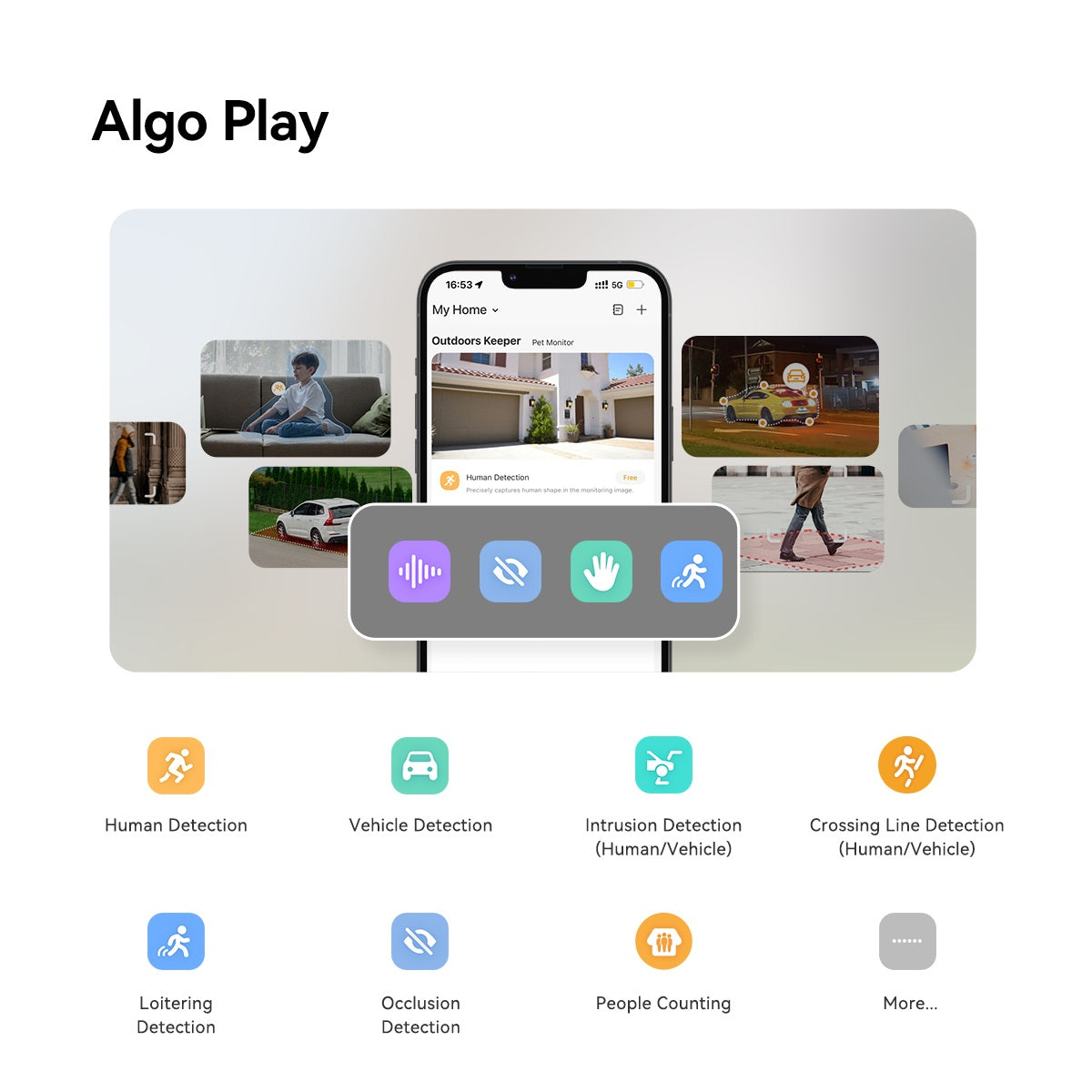 IMOU POE Camera PS70F 5MP+5MP Dual Lens PanTilt Outdoor