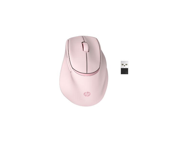 HP Tilt Ergonomic Pink Mouse 720M BH7N4AA