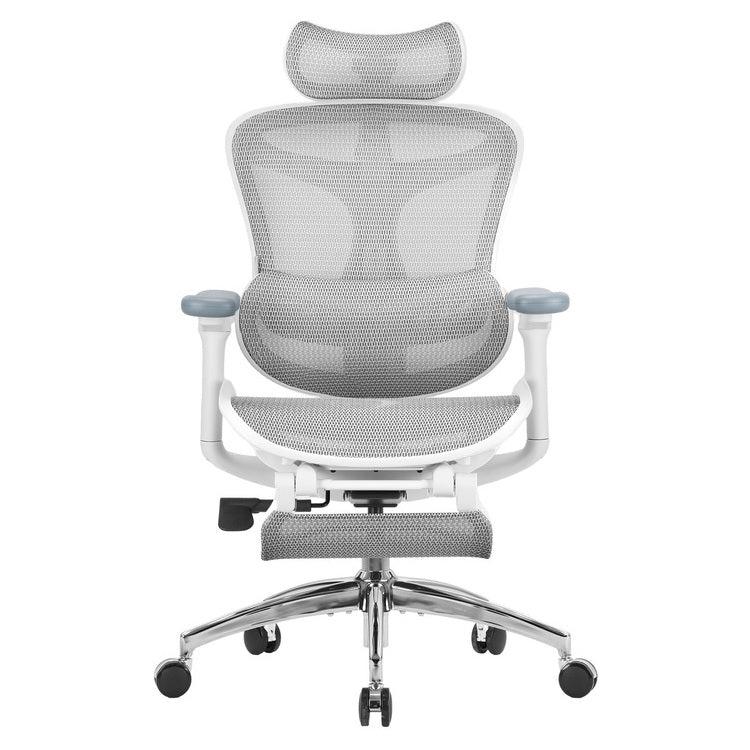 SIHOO ERGONOMIC CHAIR DORO C300 OFF WHITE with Footrest