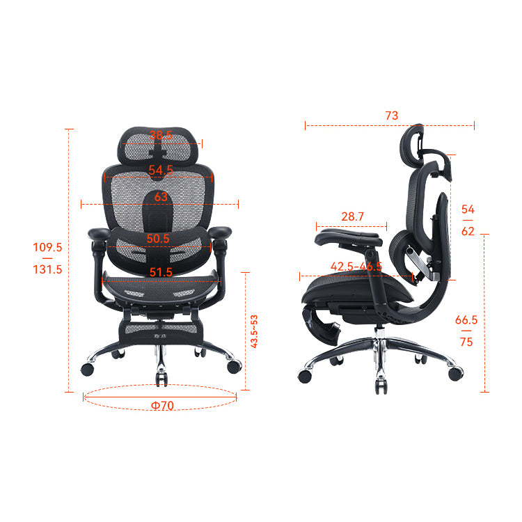 SIHOO ERGONOMIC CHAIR DORO C300 PRO V2 BLACK with Footrest