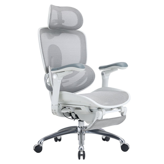 SIHOO ERGONOMIC CHAIR DORO C300 PRO V2 OFF WHITE with Footrest