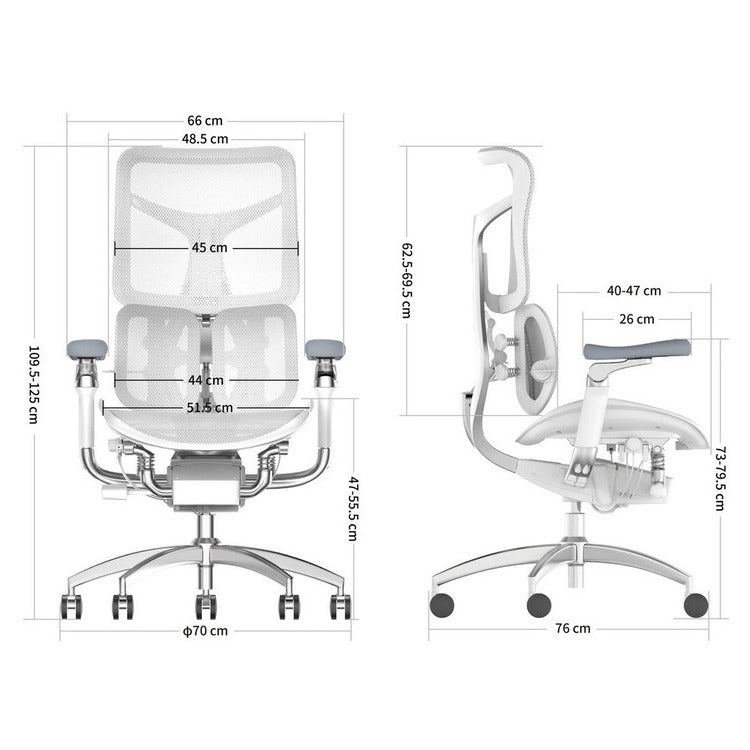 SIHOO ERGONOMIC CHAIR DORO S300 BLACK with Footrest