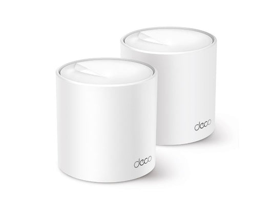TP-Link AX3000 Whole Home Mesh WiFi6 3? Gigabit Ports (2-pack) (Deco X50)