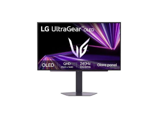 LG 27 Inch UltraGear™ Glossy OLED QHD 1440p 240Hz 0.03ms G-Sync Compatible Gaming Monitor (27GX704A-B.AEU)