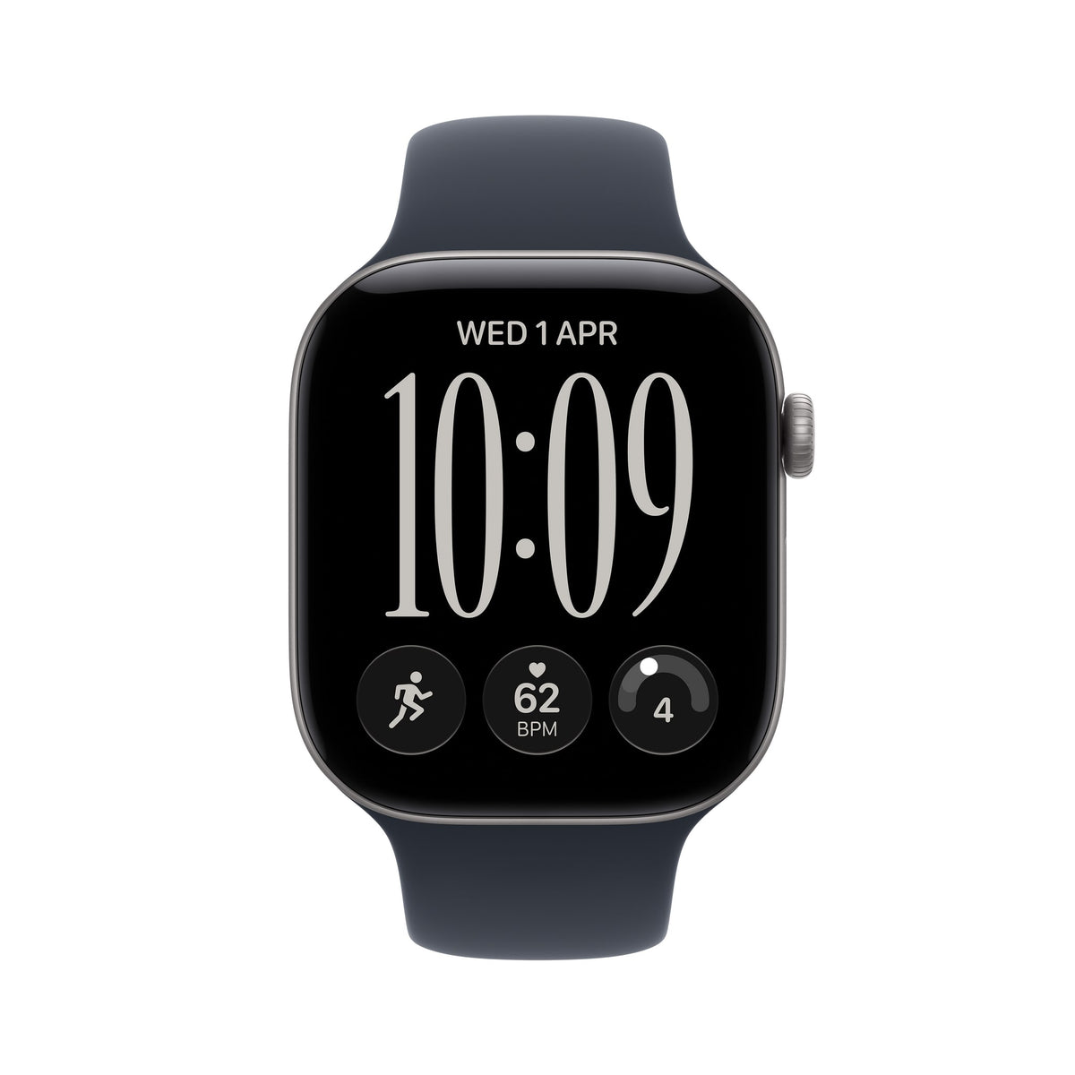 Οθόνη, 46mm GPS Space Gray Aluminum Sport Band Navy Blue