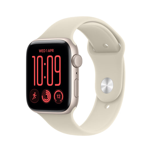 Μπροστινή όψη με λουράκι, 44mm GPS Starlight Aluminum Sport Band Sand