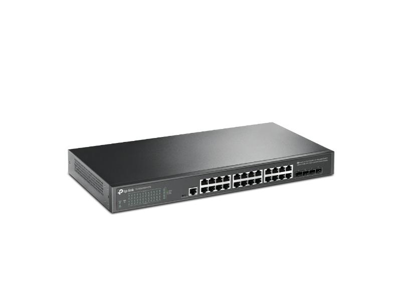Tp-Link JetStream 24-Port Gigabit L2+ Managed Switch with 4 10GE SFP+ Slots and UPS Power Supply (TL-SG3428X-UPS)