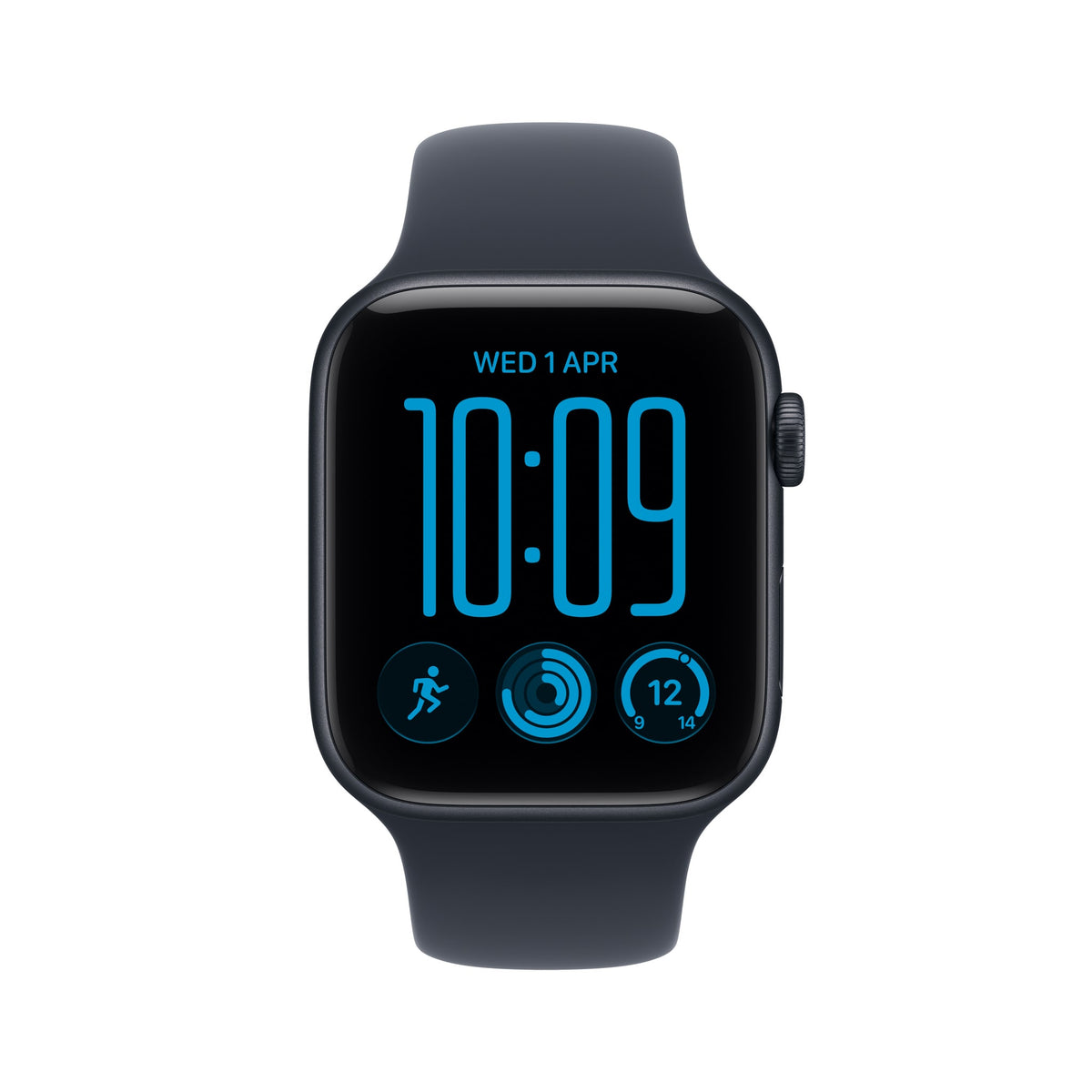 Οθόνη, 44mm GPS + Cellular Midnight Aluminum Sport Band Navy Blue
