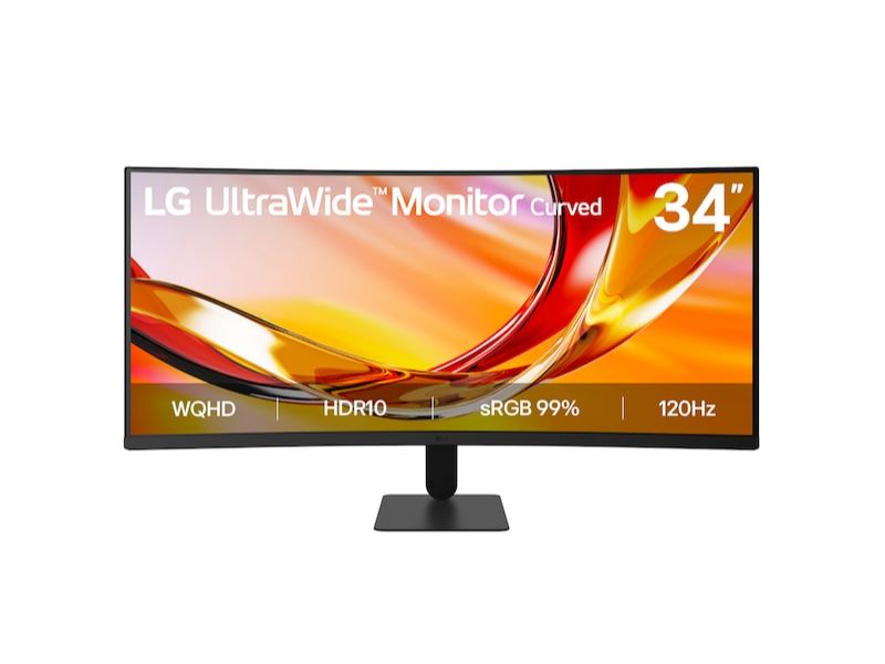 Monitor LG 34U601B-B/34-WQHD-LED-120Hz/21:9 UltraWide Curved FreeSync — 34U601B-B
