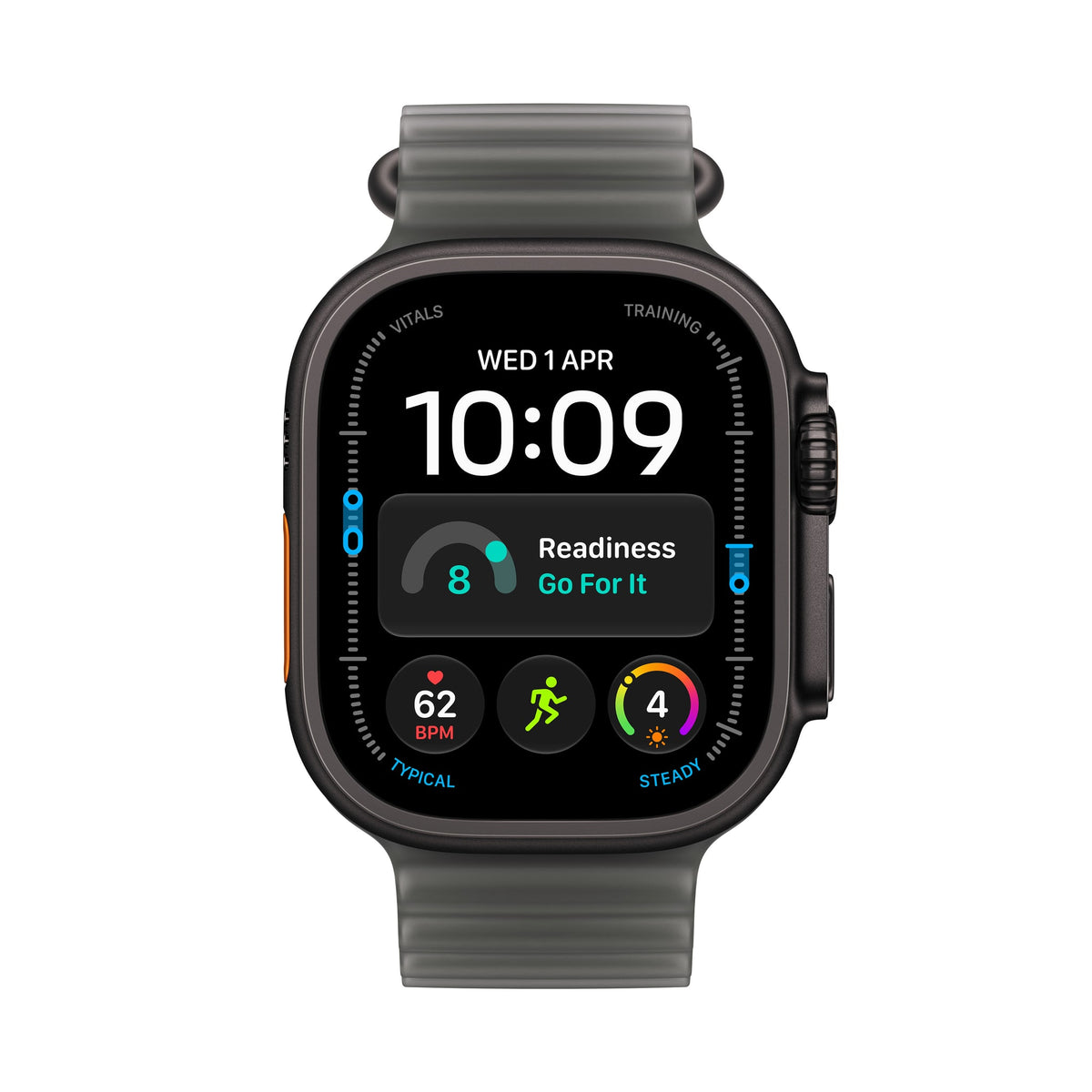Οθόνη, 49mm GPS + Cellular Black Titanium Ocean Band Translucent Black