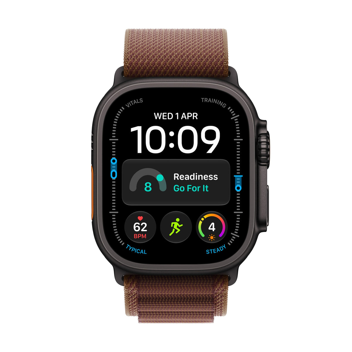 Οθόνη, 49mm GPS + Cellular Black Titanium Alpine Loop Burgundy