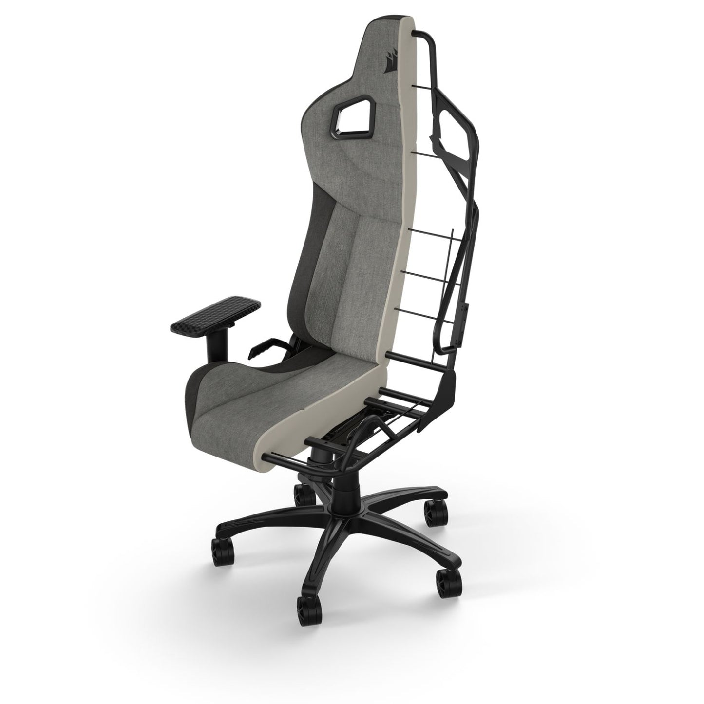 Corsair Gaming Chair T3 Rush Fabric(2023)- Grey/Charcoal — CF-9010056-WW
