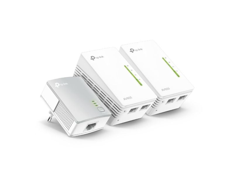 Tp-Link AV600 Powerline Wi-Fi 3-Pack Kit (TL-WPA4220 TKIT)