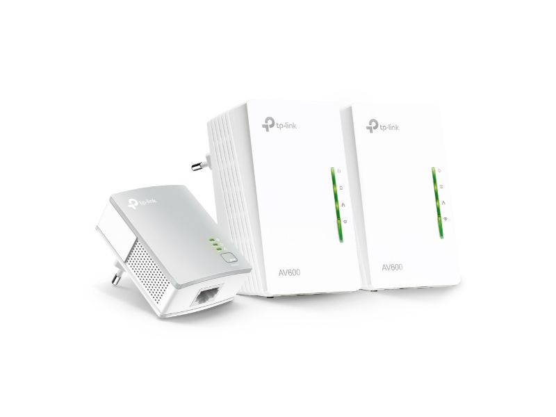 Tp-Link AV600 Powerline Wi-Fi 3-Pack Kit (TL-WPA4220 TKIT)