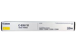 Canon TONER CEXV51 Yellow 0484C002