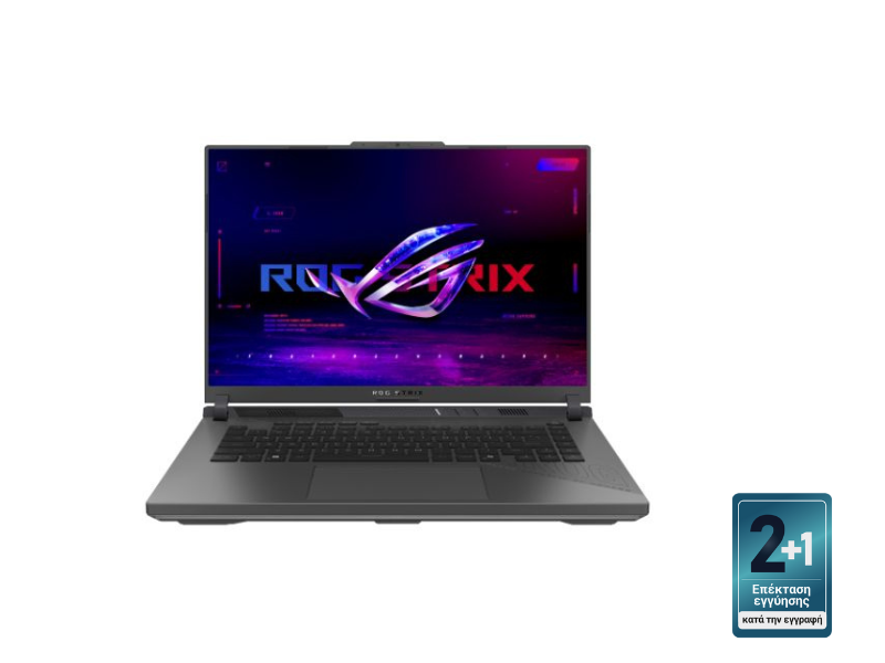 Laptop Asus ROG Strix G16 (G614FR-S5157X) / 16'' 2.5K 240 Hz WQXGA / Ryzen 9 9955HX3D / 32 GB DDR5-5600 / 1 TB PCIe 4.0 SSD / RTX 5070 Ti 12 GB / Windows 11 Pro / 2 έτη – PN 90NR0NK7-M007S0