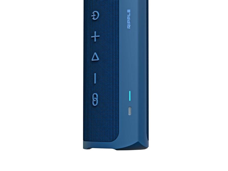 HiFuture Ripple Blue Portable Bluetooth Speaker