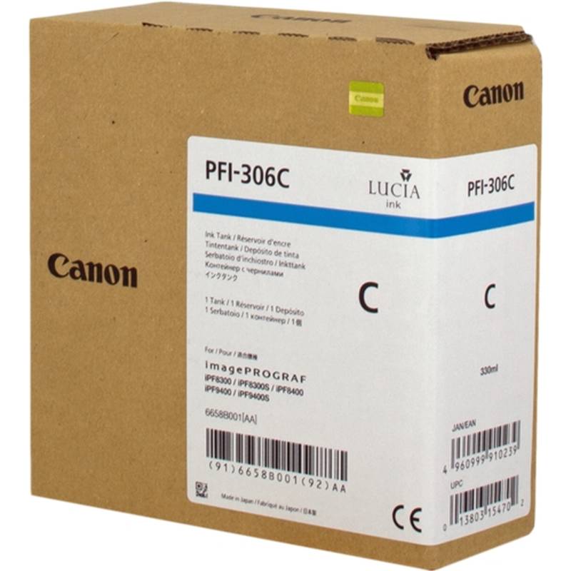 Μελάνι Canon PFI-306 Cyan