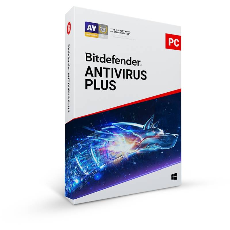 BITDEFENDER AV PLUS 3PC- 1MS 1Year