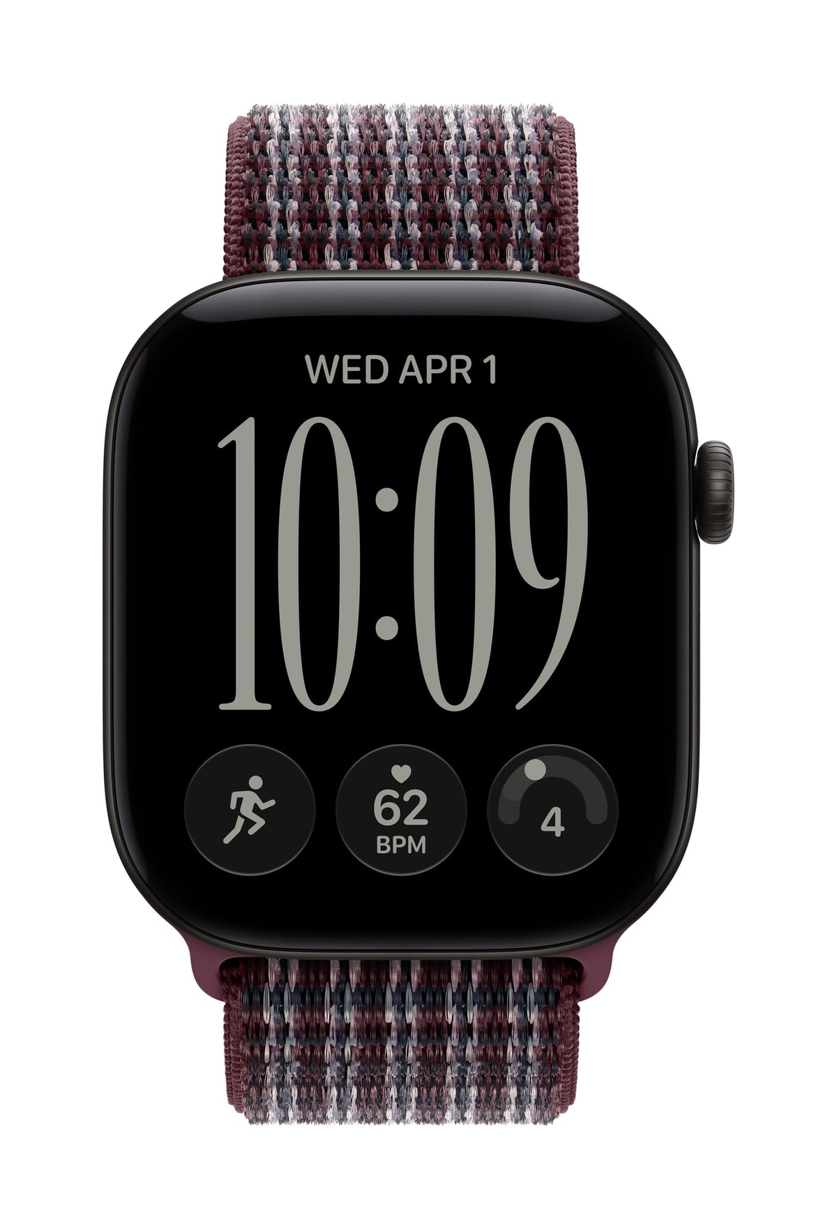 Sport Loop, Burgundy Plaid